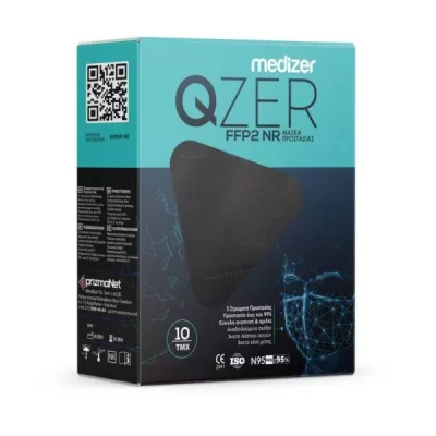 QZER FFP2 Black Protective Mask